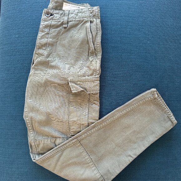 Rag & Bone Jean Denim Cargo Pant size 24 - Picture 2 of 13